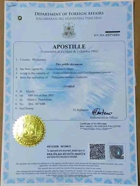 Apostille Verification .